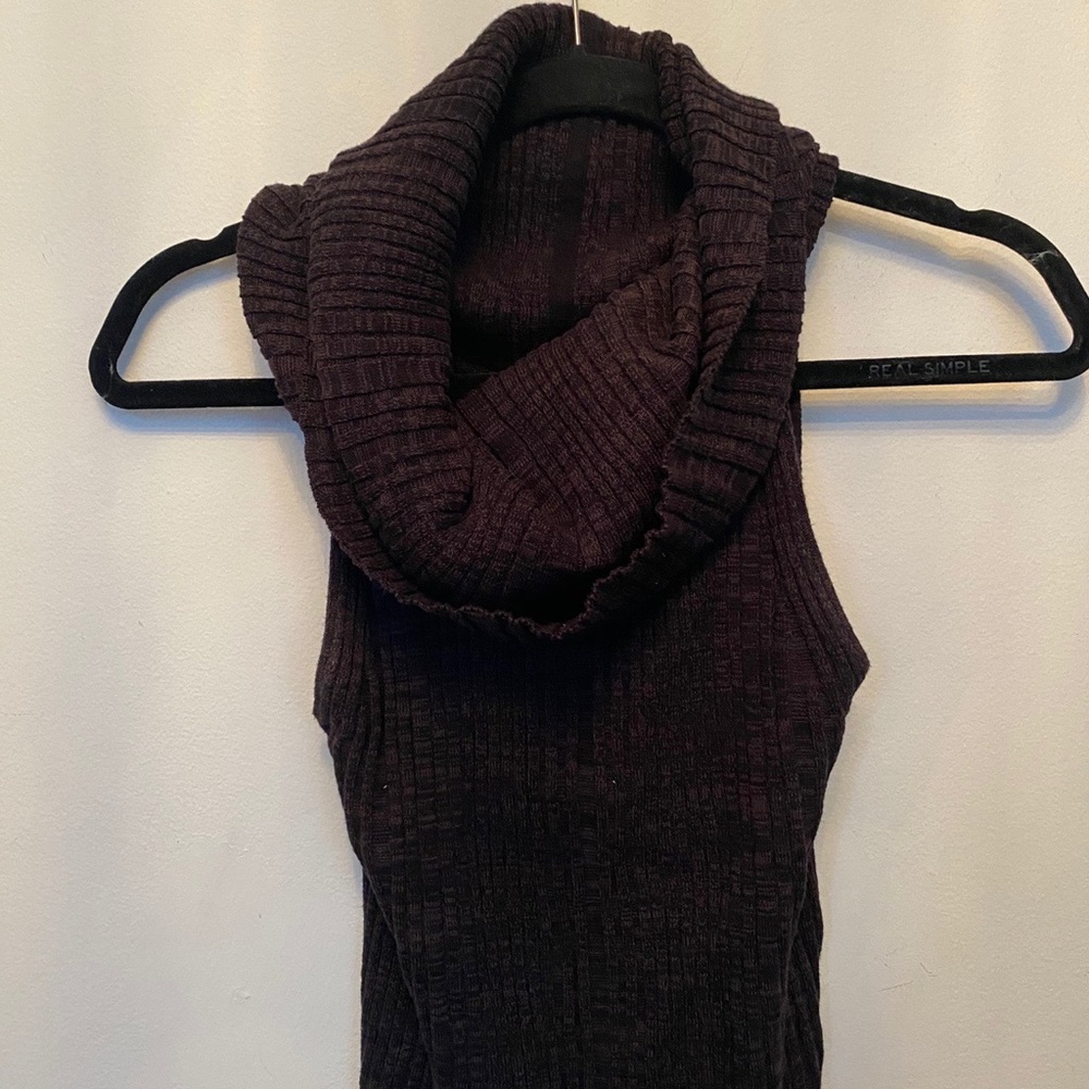 FREE PEOPLE MOCK NECK SWEATER TOP S